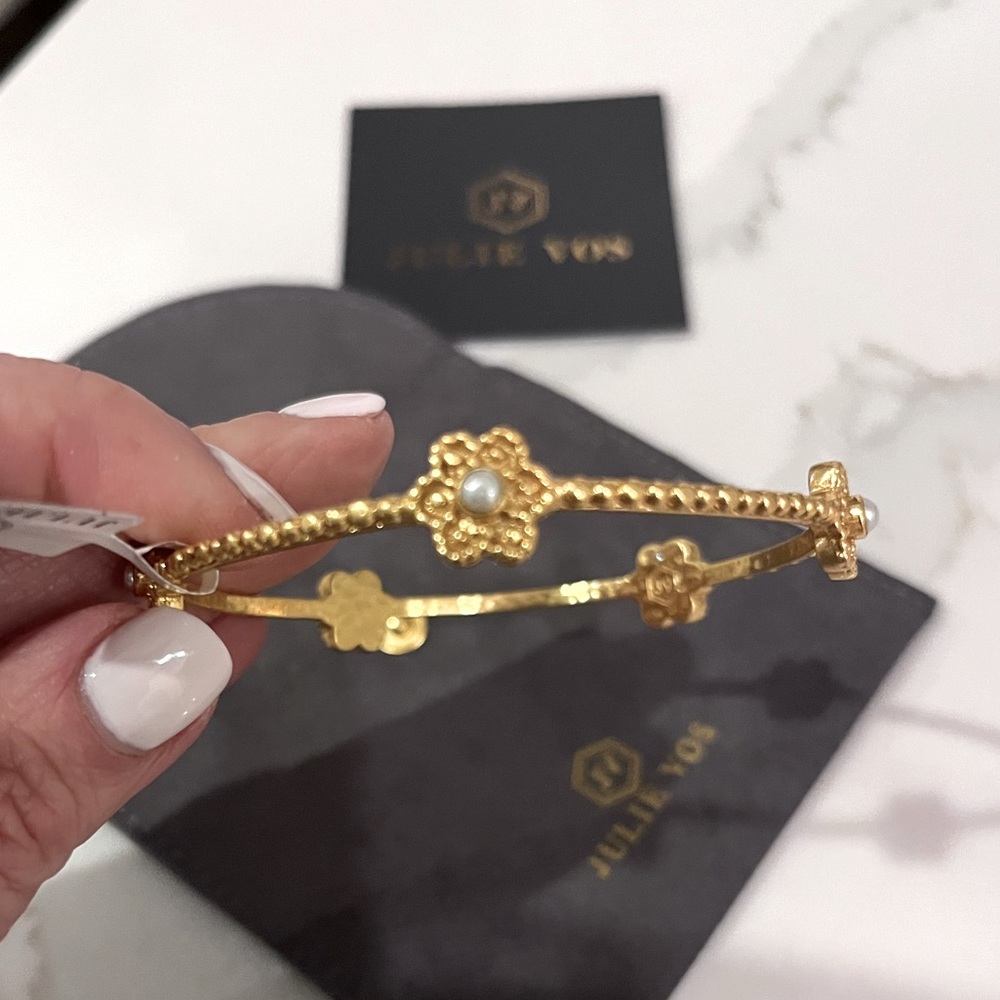 NWT Julie Vos bangle bracelet